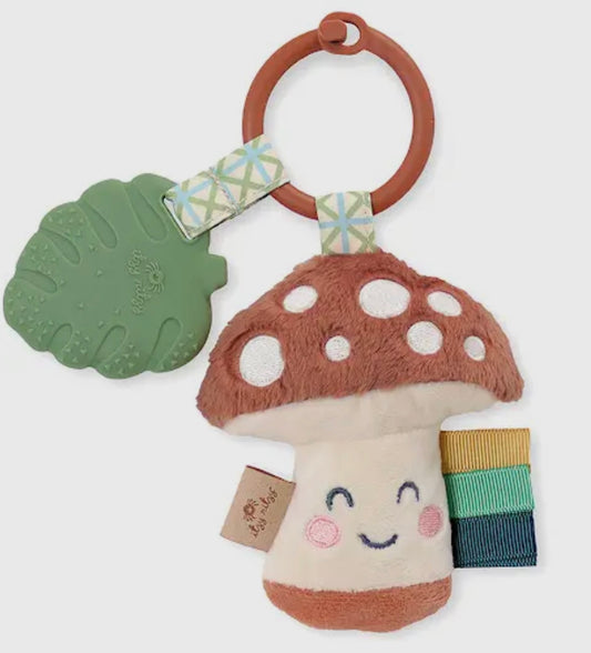 Mushroom plush + teether