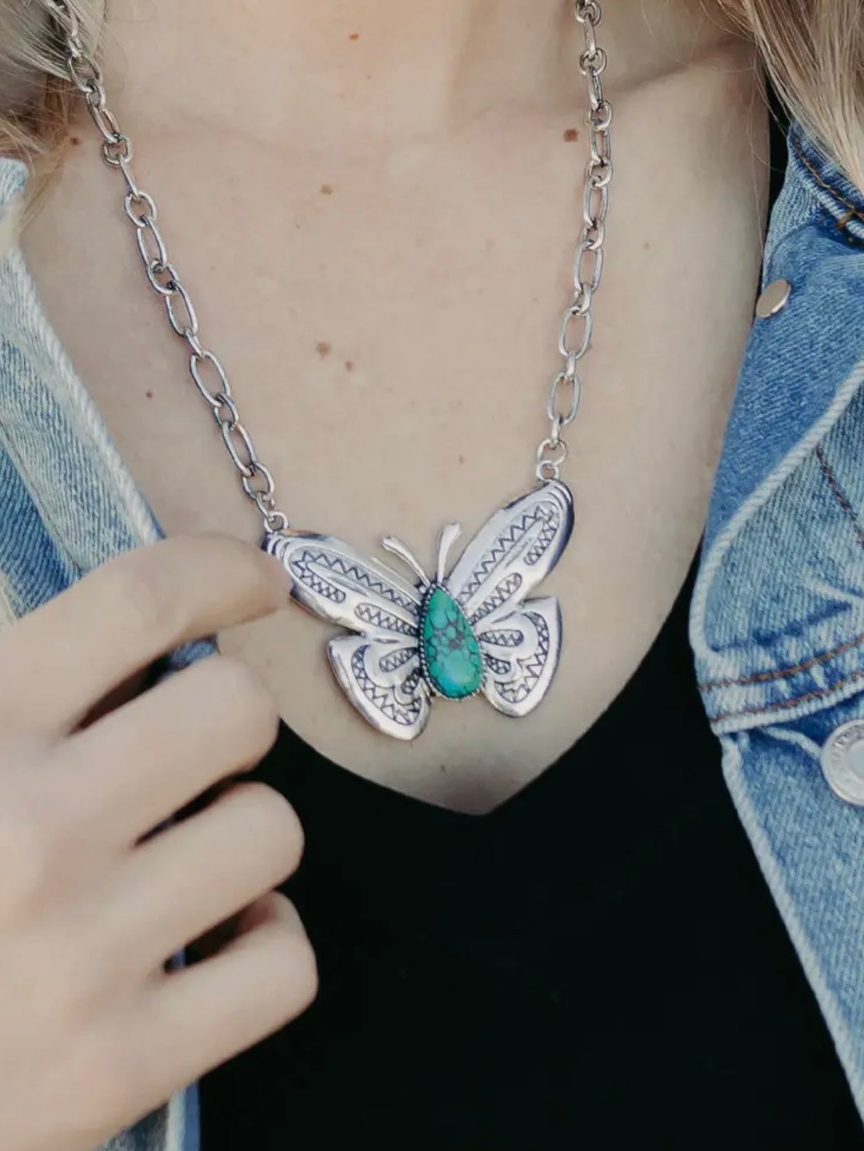 Butterfly babe necklace