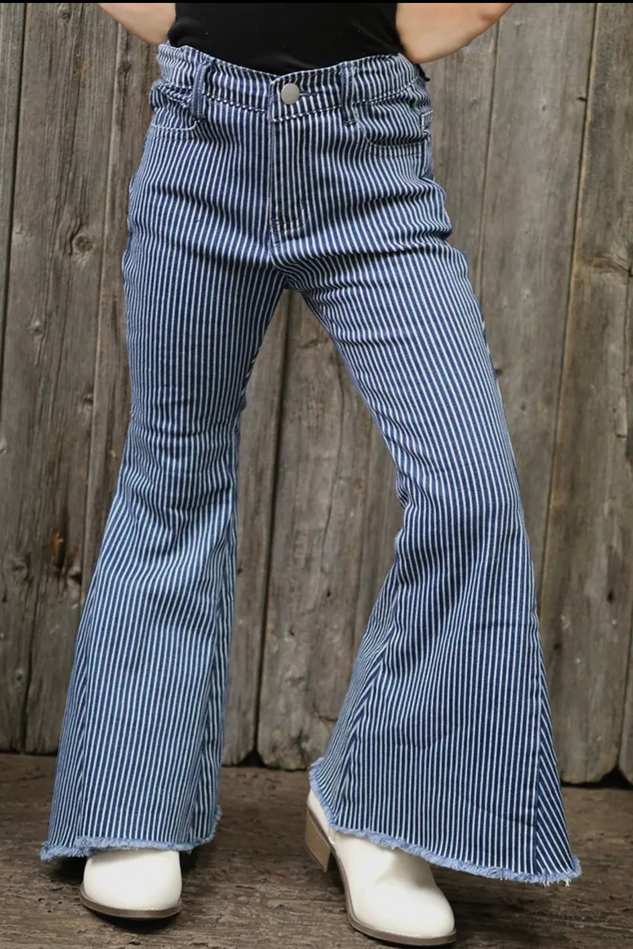 Pinstripe flare Jean (kids)